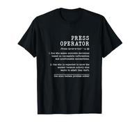 Terme de définition du Dictionnaire drôle de l'opérateur de Presse T-Shirt