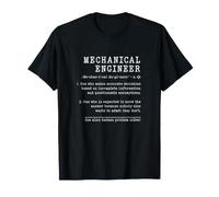 Terme de définition du Dictionnaire drôle d'ingénieur mécanique T-Shirt