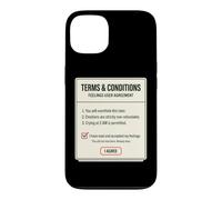 Termes drôles Conditions Sentiments Émotions Sarcastique Meme Coque pour iPhone 13