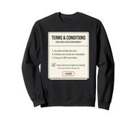 Termes drôles Conditions Sentiments Émotions Sarcastique Meme Sweatshirt