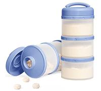 Termichy Boîte de Rangement Empilable pour Bébé en Poudre de lait, Lot de 2 (Bleu)
