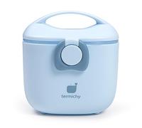 Termichy Boîte Doseuse à Poudre de Lait, Doseur de lait Bebe avec Scoop et Poignée de Transport pour le Voyage, 250G (bleu02)