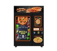 Terminal à pizza en libre-service, fonctionnement à écran tactile prend en charge le paiement mobile, pratique pour l'efficacité mobile, les centres commerciaux, les cinémas et les sites d'événements.