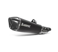 Terminal AKRAPOVIC Slip-On Acier Noir pour Kymco 550 Ak 2017-2020