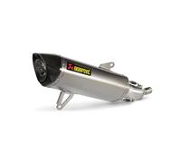 Terminal AKRAPOVIC Slip-On Acier pour Yamaha 300 Tricity 2021-2024