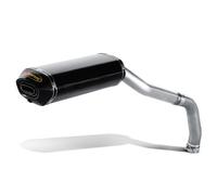 Akrapovic Line Titanium&carbon Cbr 1000rr 06-07 Ref:s-h10so5t-hwc Not Homologated Slip On Muffler Noir Not Homologated
