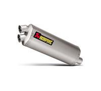 Akrapovic Line Titanium Crf 1000l Africa Twin 16-18 Ref:s-h10so16-wt Not Homologated Slip On Muffler Argenté Not Homologated