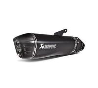 Terminal AKRAPOVIC Slip-On Titane Noir pour Kawasaki H2 SX Se 1000 2018-2020