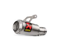 Silencieux arrière en titane en ligne Akrapovic, argent