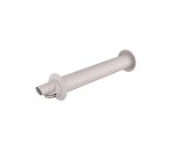 Terminal condensation gaz/fioul pp/pvc horiz blanc 60/100