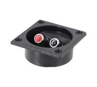 Terminal Cup Haut-parleur 57 mm Clip à ressort Argenté | Construction en métal robuste, finition doré/argent, montage facile du câble, pinces à ressort, durable