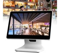 Terminal de caisse enregistreuse à écran tactile avec écran tactile Full HD de 15,6" pour restaurant, bar ou entreprise alimentaire, installation facile