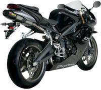 Akrapovic Silencieux Slip-On pour Triumph 675 Daytona R 2011-2012 en titane