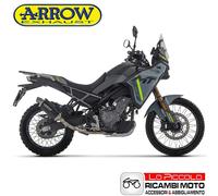 Terminal De Décharge Arrow Indy Race En Aluminium Noir Cf Moto Mt 450 2025