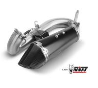 MIVV Silencieux d'échappement Delta Race D.046.LDRB Noir Ducati Panigale V2