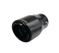 Terminal De Décharge Noir Incliné Silencieux En Acier Inoxydable Simoni Racing