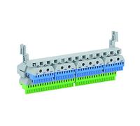 Terminal de raccordement rapide N/PE pour tableaux de distribution ZK225T Gris 6 x 24,5 x 6,8 cm (référence : 2CPX052458R99)