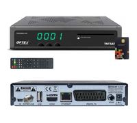 Récepteur décodeur tnt gratuite par satellite - optex ors9992 hd - avec carte d'accès tntsat, port usb pour mises a jour et enregistrements