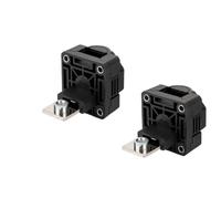 Terminal de Stockage d'énergie 300 A, Connecteur de Batterie Haute Intensité, Insertion Rapide, Connecteur d'alimentation Haute Intensité pour Les Nouvelles Énergies (Black*2)