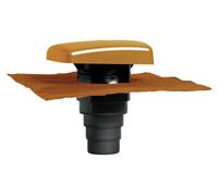 Terminal de ventilation Ubiflu 2 UBBINK avec Multidiam - Ø 100 à 160 mm - tuile - 15380302