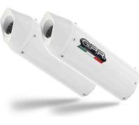 Terminal d'échappement blanc en céramique approuvé par GPR pour Kawasaki ZR7/S