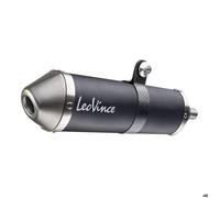 Leovince X-fight Black Edition Fantic Xe 50 21-24/xm 50 22-24 Homologated Muffler Argenté Homologated