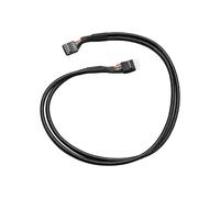 Terminal Frontal de Chassi de Placa-MÃe de 9 Pinos Cabo Estendido USB 2.0 Macho para FÃªmea ExtensÃo