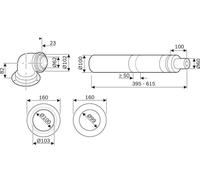 Terminal horizontal new ACLEIS/MEGALIS D60/100 ELM LEBLANC 7716780230