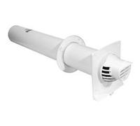 Terminal horizontal ROLUX condensation 80/125 PP/PVC - UBBINK - 223150 Noir G