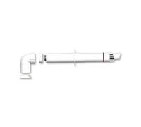 Terminal horizontal Rolux Renofit 60/100 UBBINK - Kit de rénovation de conduit d'évacuation