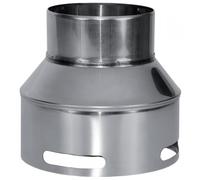 Terminal inox - à visser - sur tubage flexible 125mm TEN