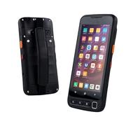 Terminal Mobile + Support Gun, Module WiFi, Android 12.0, Lecture de Codes 1D/2D, Codes QR, Terminal d'entrepôt, Gestion des Stocks, Terminal sans Fil, HDWR AndroSavvy-100G