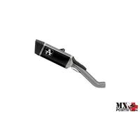 Terminal Piste En Titane Dark " Avec Joint en Acier Inoxydable " Aprilia Tuono