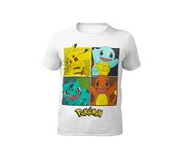 Terminal Pokemon - Squares (T-Shirt Bambino 3-4 Anni) Merchandising Ufficiale