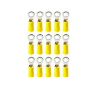 Terminal pré-isolé SV1.25-6 jaune, idéal pour les connexions électriques sûres. Présenté dans un blister pratique de 20 unités, projets.