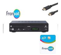 TERMINAL RÉCEPTEUR SATELLITE EUTELSAT TRIAX THR7610 FRANSAT+HDMI+ CARTE FRANSAT