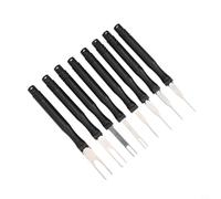 Terminal Removal Tool Set Stainless Steel Car Wire Extractor(8PCS) | Stainless steel tips, rust-proof coating, plastic handle, precise extraction, long-lasting use