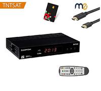 terminal satellite tntsat sagem+cable hdmi vendu avec carte tntsat