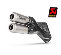 Akrapovic Silencieux Slip-On Titane&Carbone Multistrada 950/1200 17-18 Noir/Argenté Non-homologué