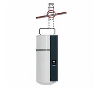 Terminal solin noir 25°-45° pour toit tuile - THERMOR - 354637