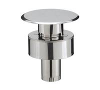 Terminal vertical inox - PGI pour poêles à Pellets - Diamètre 80/130