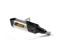 Akrapovic Silencieux Titane Versys 1000 Réf: s-k10so22-hwt Homologué Noir/Argenté