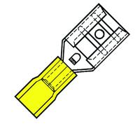 Terminale Femelle Isolée En Spade 6.3x0.8mm Nylon 100pk - 153040 [100 Pièces]