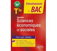 Terminale. Spécialité Sciences économiques et sociales