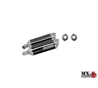 Terminals Thunder Approuvé Aluminium Sombre (DX+SX) Ducati Monster 796 2010-2...