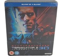 Terminator 2 Judgment Day Blu-Ray 3d + Blu-Ray Steelbook Zavvi 2000 Ex Zone B