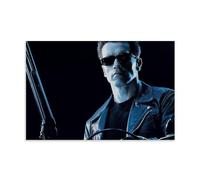 Terminator 2 - Poster d'art mural moderne et esthétique sur toile - Poster décoratif pour chambre à coucher, salon - Affiches murales modernes et familiales