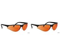 Terminator Lunettes de sécurité UV400 pour lumière Bleue et Protection UV Orange