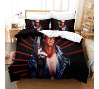Terminator Parure De Lit pour Enfants Adultes,3D Ensemble De Housse De Couette pour Garçons, Ensemble De Literie avec Taie d'oreiller Double（200x200cm）