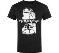 Terminator - T-shirt effet graffiti 'Genisys' - Homme (XL) (Noir) - UTNS4049 Noir G